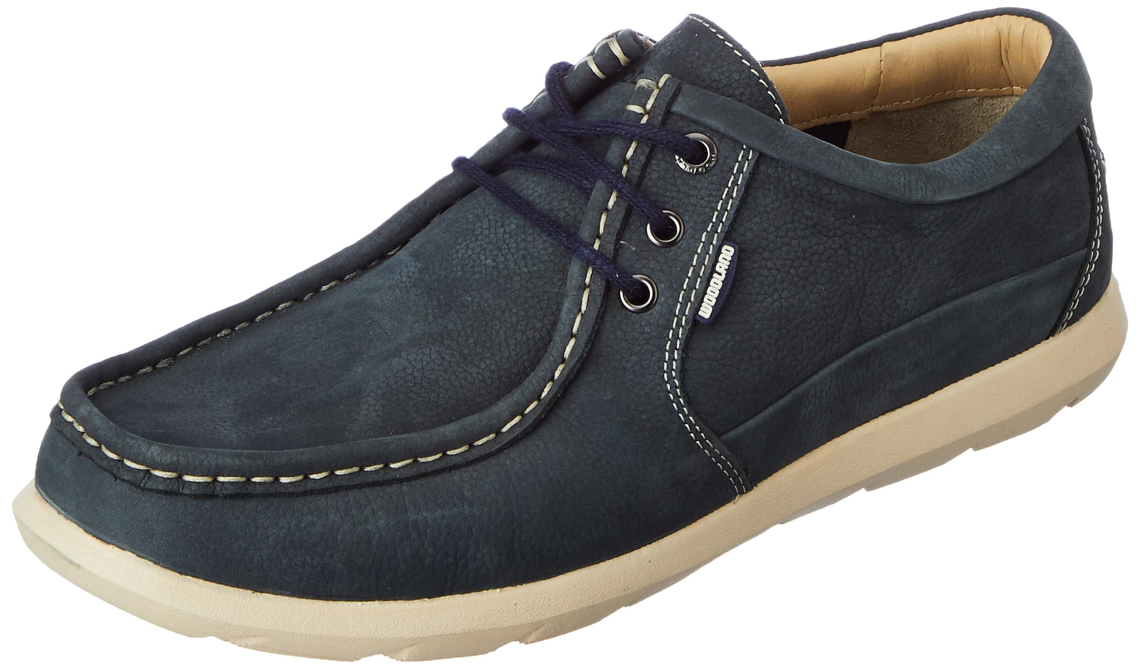 Woodland Mens Navy Leather Casual Shoe-9 UK (43 EU) (GC 2917118NW) (B0BR5LVXVL) Amazon Price History, Amazon Price Tracker