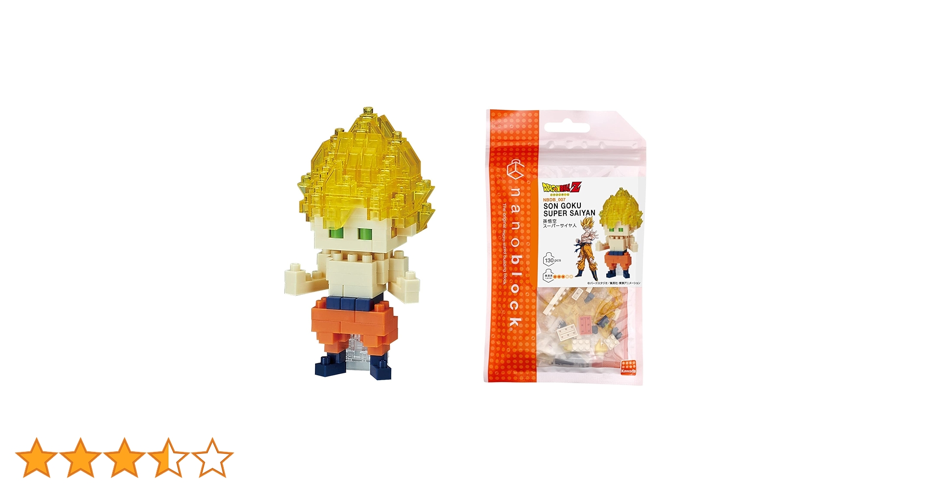 Amazon.co.jp: ナノブロック ドラゴンボールZ 孫悟空 スーパー