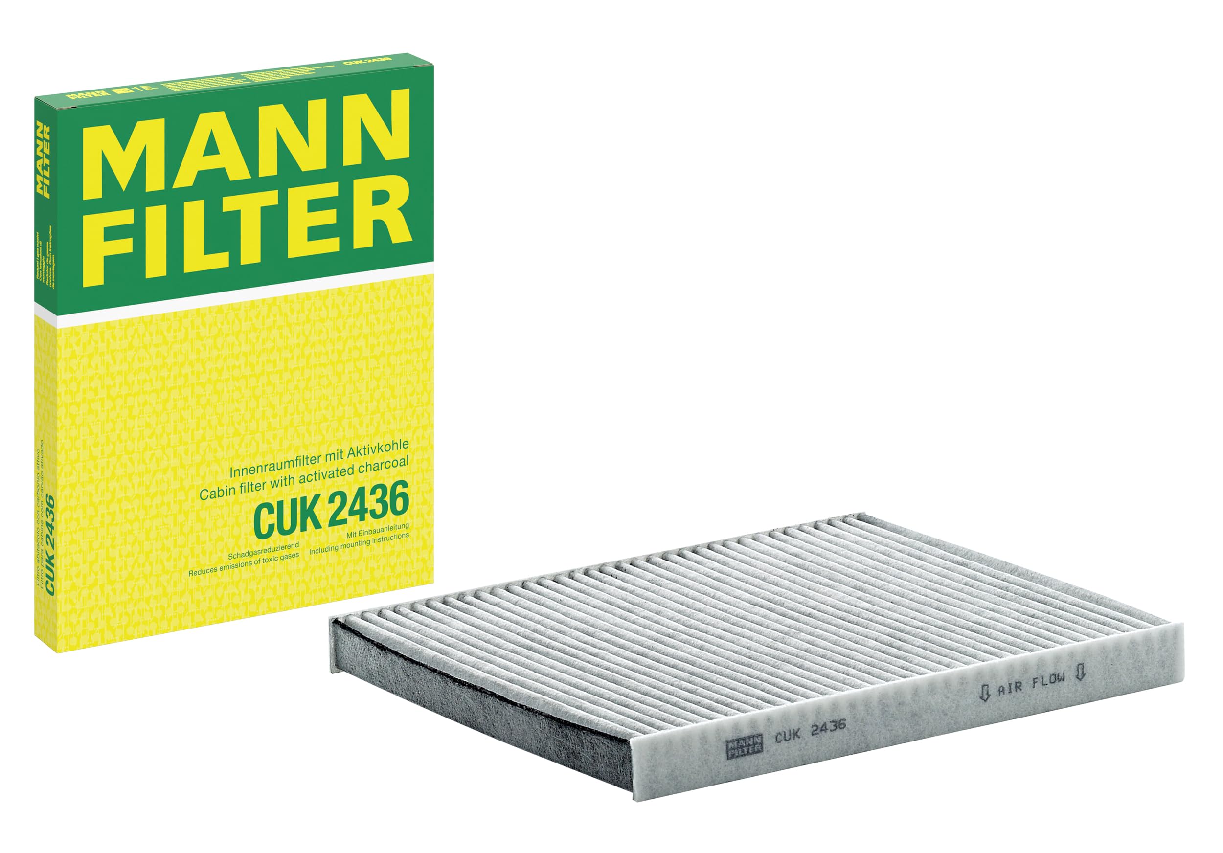 MANN-FILTER CUK 2436 Cabin Filter for Car