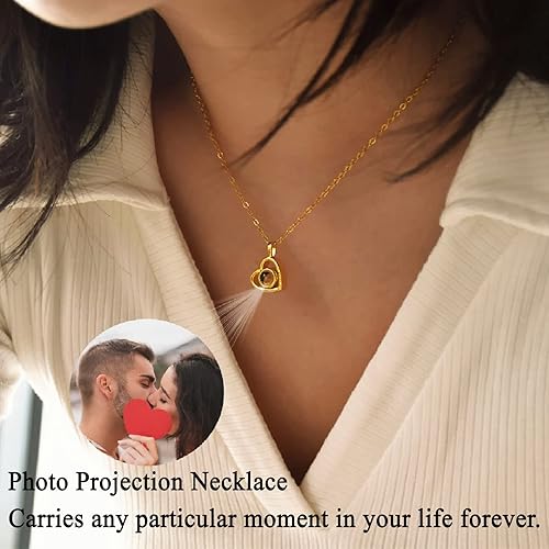 Miniatura 4 de Collares personalizados con imagen en el interior, collar personalizado para mujeres, collar de proyección, collar de imagen personalizado, collar