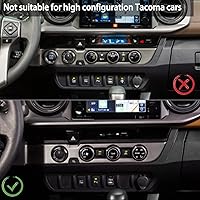 Vista 6 de Lcojicep Cubierta de panel de botón de aire acondicionado, accesorios de automóvil compatibles con Tacoma 2016-2020