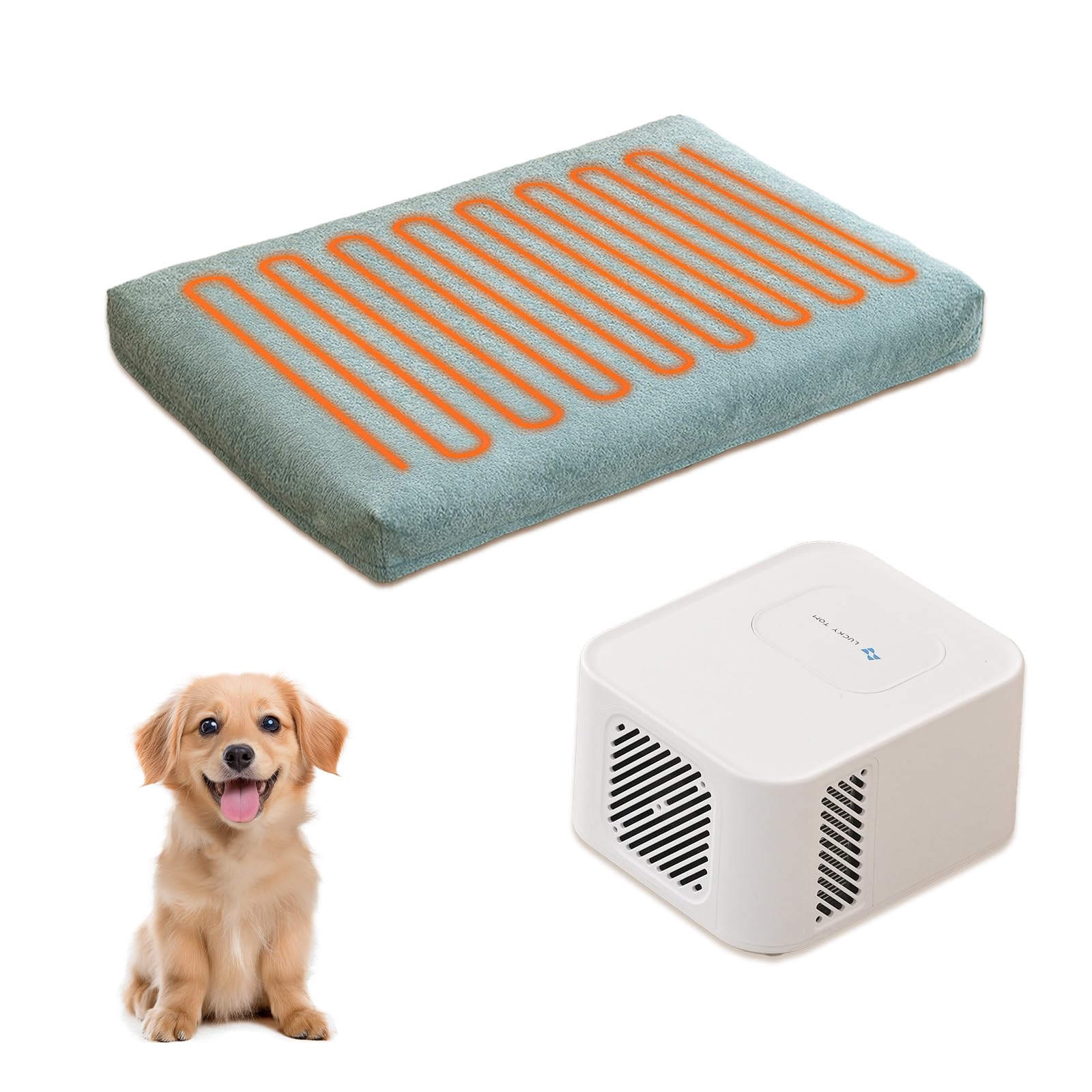 Amazon.com : Lucky Tom Pet Bed Cooling System, Consistent Warm and