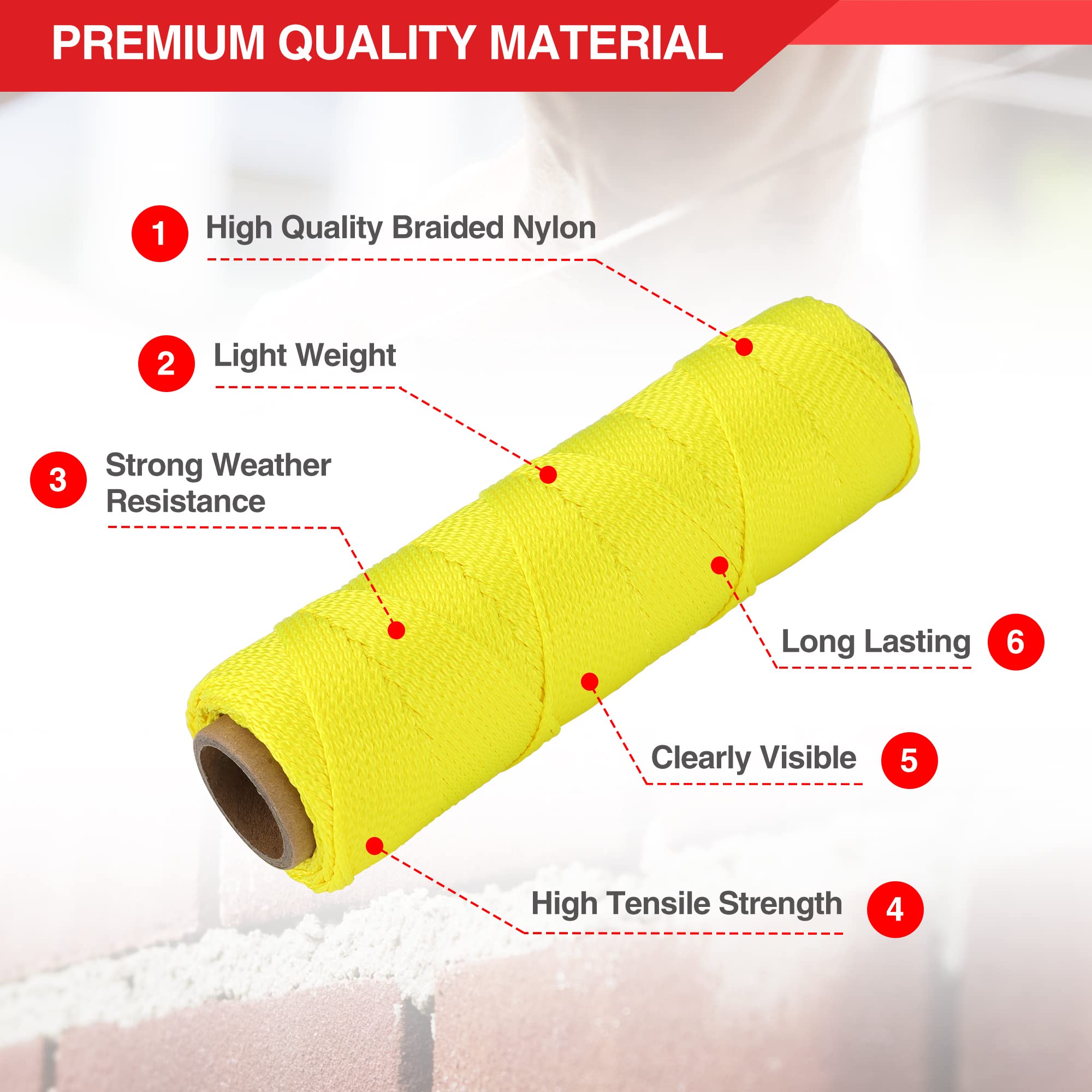 Goldblatt Mason Line - 250 Feet Nylon String -2 Goldblatt Mason Line - 250 Feet Nylon String -2
