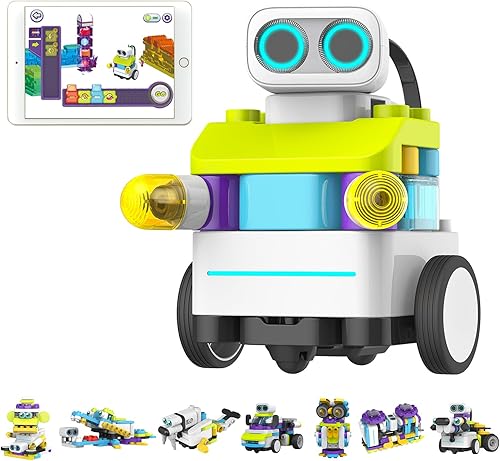 PAI TECHNOLOGY BOTZEES Class Plus - Robots de codificación para niños, robot de control remoto, 8 en 1, juguetes STEM de realidad aumentada para PAI TECHNOLOGY BOTZEES Class Plus - Robots de codificación para niños, robot de control remoto, 8 en 1, juguetes STEM de realidad aumentada para