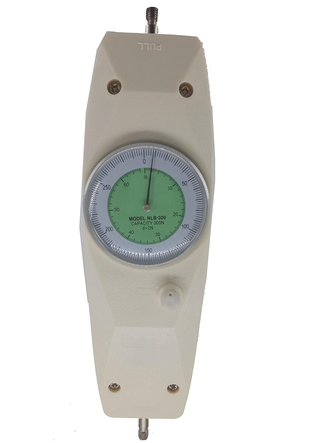 Analog Force Gauge Dynamometer 66Ib Push and Pull Force Gauge Newton and Pound Dual Unit