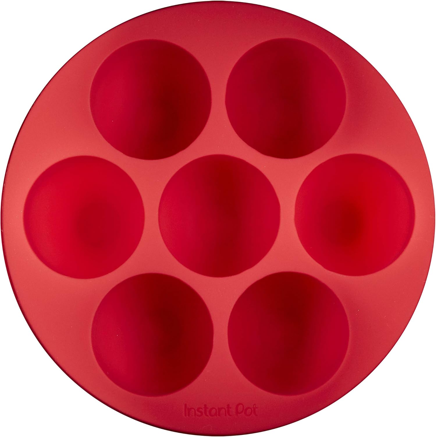 Instant Pot - 5252242 Instant Pot Official Silicone Egg Bites Pan with Lid, Compatible with 6-quart and 8-quart cookers, Red: Home & Kitchen