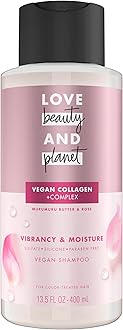 Love Beauty and Planet Blooming Color Shampoo for Color-Treated Hair Murumuru Butter & Rose Silicone Free, Paraben Free, Sulfate Free, and Vegan 13.5 oz