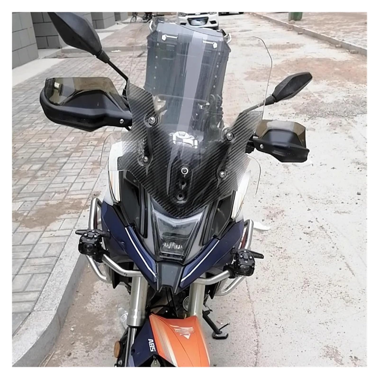 Moto Paramani Per Benelli Per TRK502 Per TRK502X Per TRK251 Per TRK 502 502X 251 Moto Paramani Scudo Protezione Della Mano Parabrezza(Handguard Black)