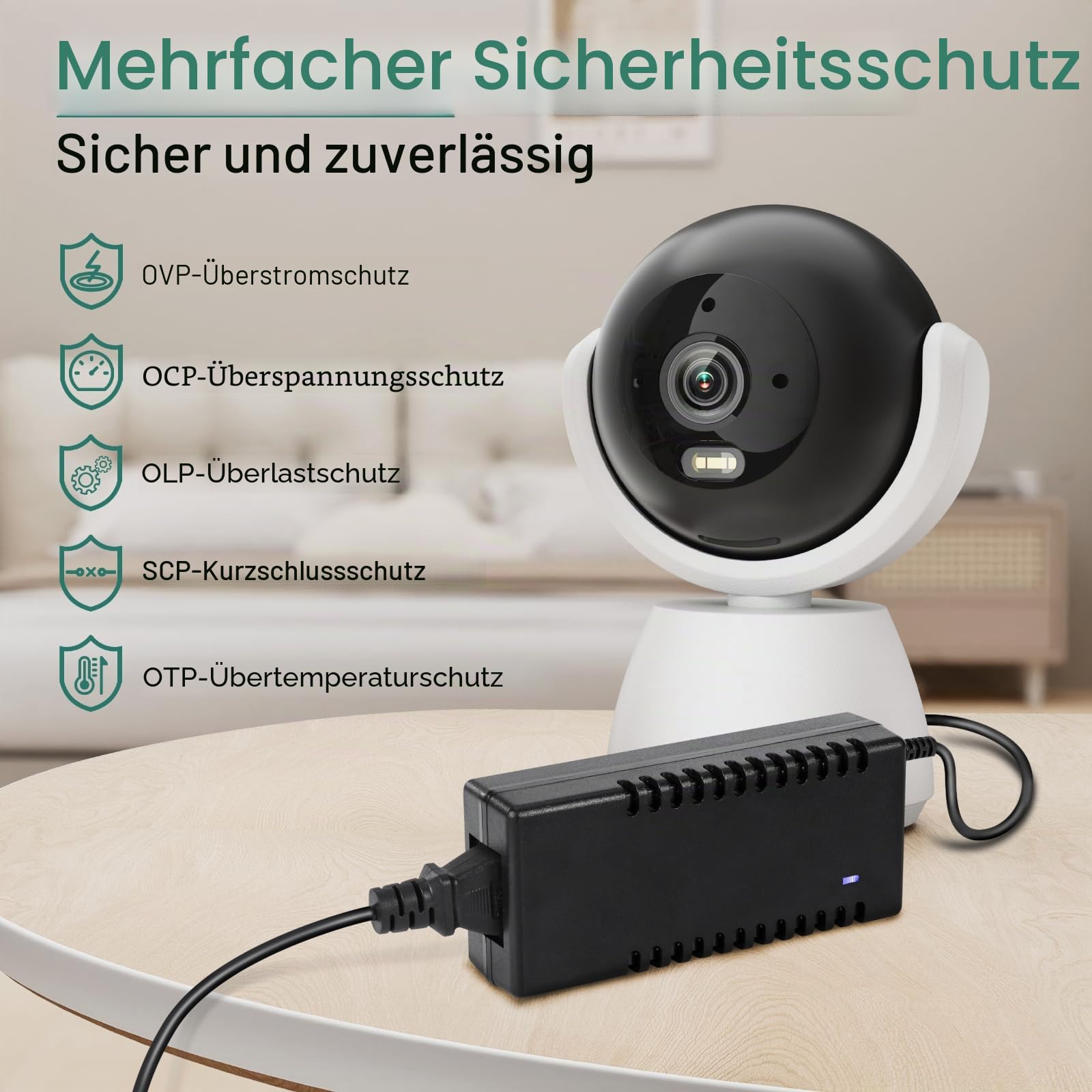 24V 6A Netzteil Adapter, Universal netzteil AC 100-240V bis DC 24 Volt 6 Amp Stromversorgung für LED Streifen, TVs DVD LCD Monitor Funkgerät Kamera - Euro Stecker 5,5 * 2,5/2,1mm