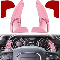 Vista 26 de Cubierta de cambios de volante extendidos para Dodge Challenger Charger Durango RT & Scat Pack 2015-2021, para Jeep Grand Cherokee 2014-2021