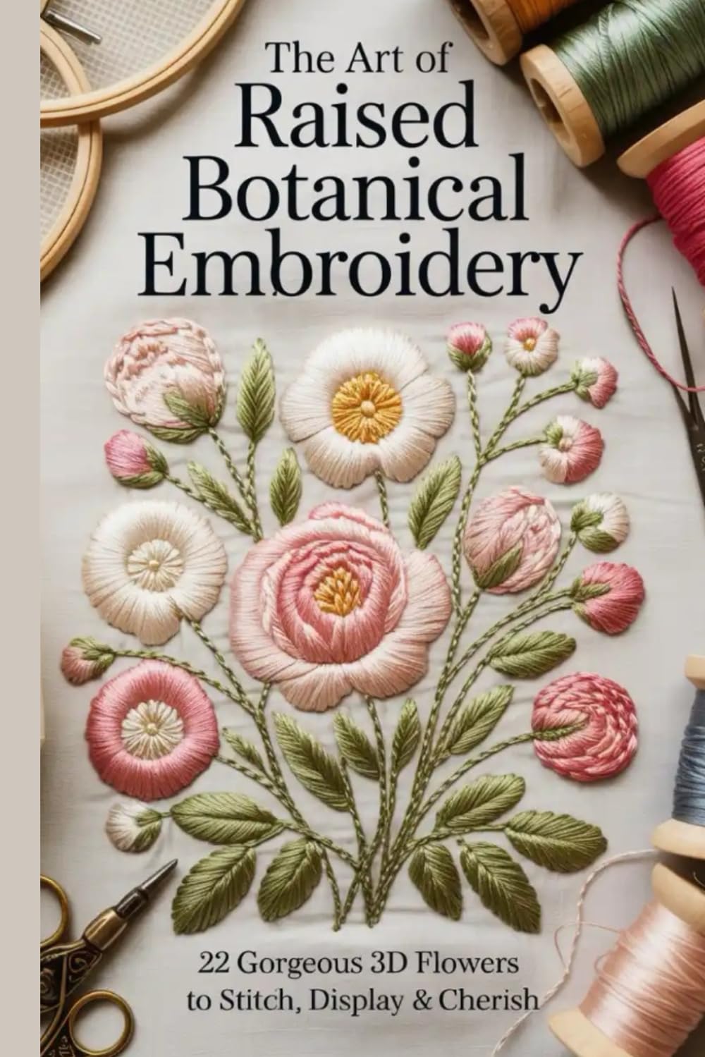 The Art of Raised Botanical Embroidery: 22 Gorgeous 3D Flowers to Stitch Display & Cherish