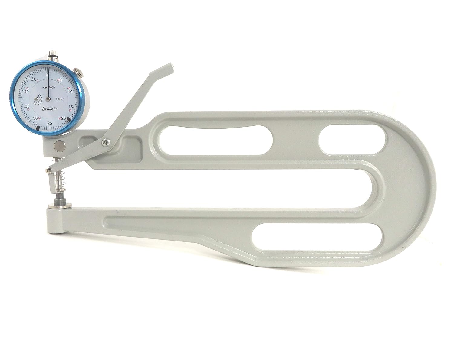 Taytools 465753 Dial Thickness Gauge with Flat Anvil 260 mm or 101/2
