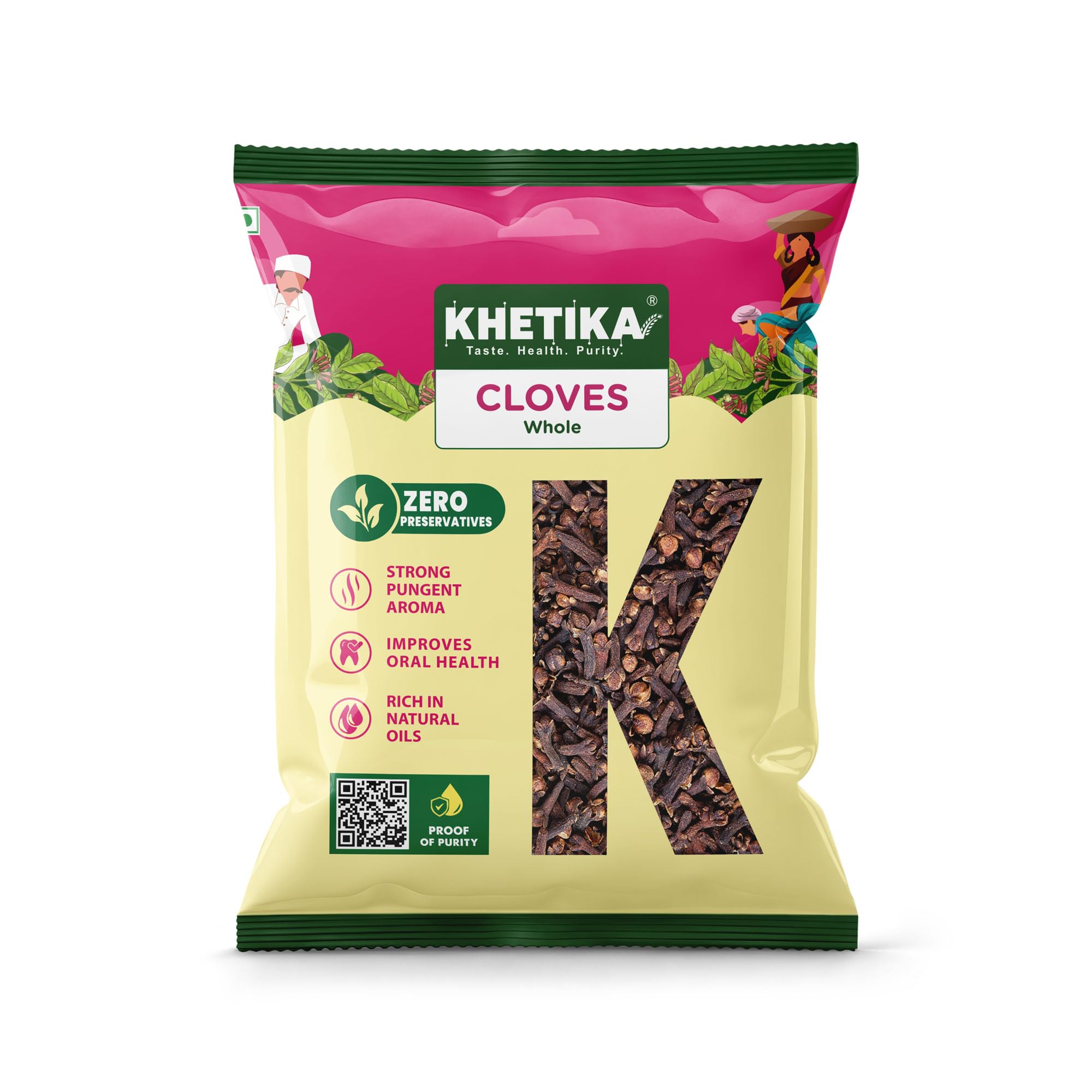 Whole Clove (Laung) 100g | No Artificial Colours | Natural Lavang | Preservatives Free