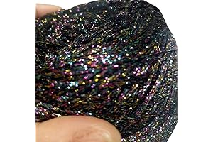 100g Black lurex yarn for DIY knitting, crochet or weaving