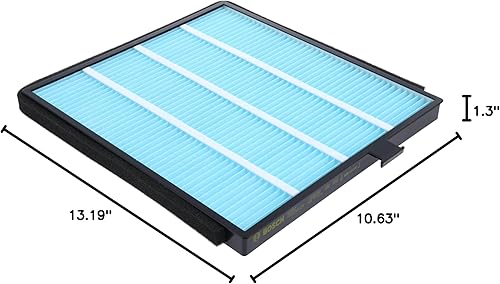 Miniatura 7 de Bosch Automotive 6059C - Filtro de aire de habitáculo HEPA para Acura MDX 2001-2006, Odyssey 1999-2004 y Honda Pilot 2003-2008