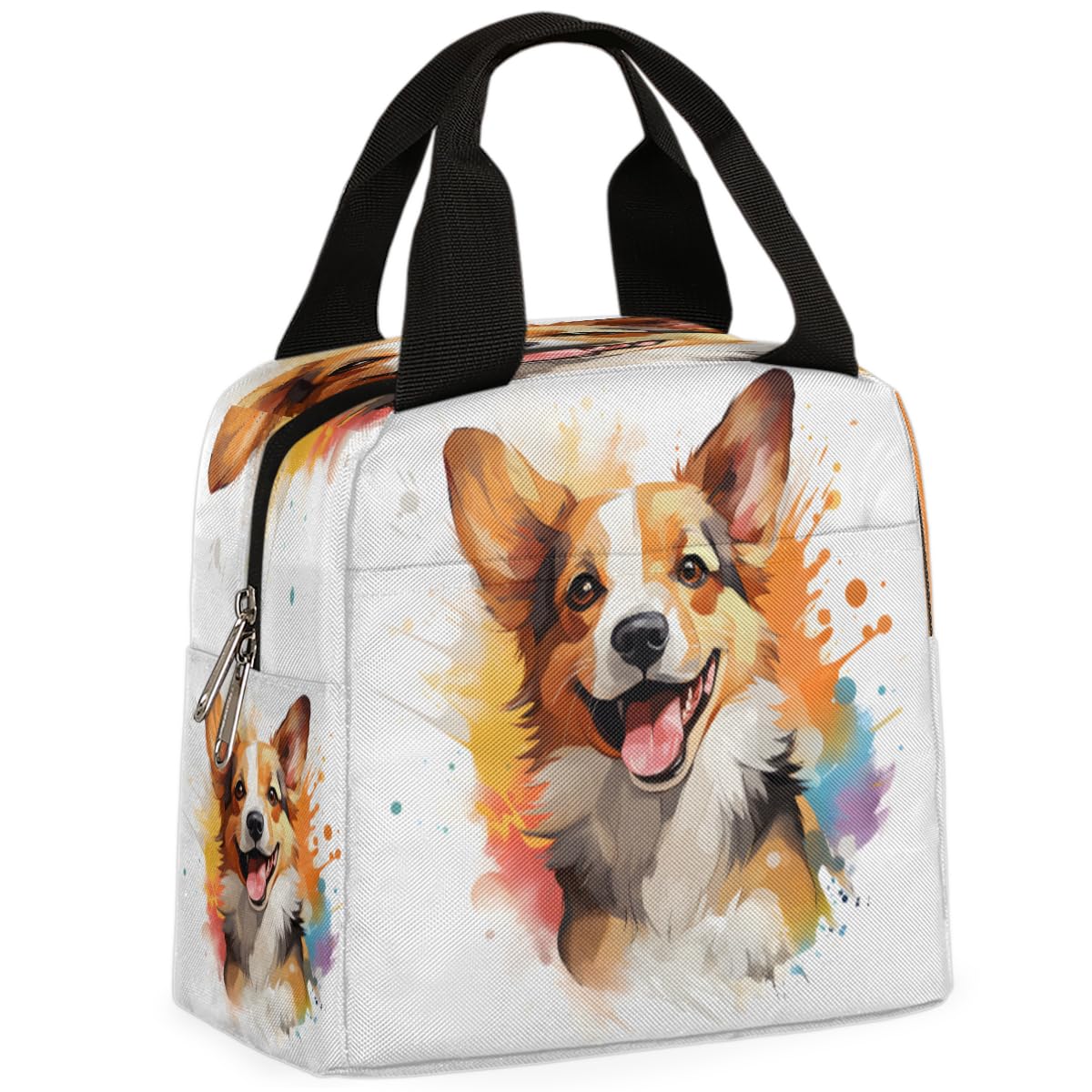 Golden Retriever Cone Ice Cream Lunch Bag Waterproof Insulated Reusable Lunch Box For Work School Picnic Outdoor From Annides, $54.57
