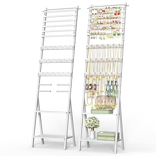 Jewelry Stand Organizer, Jewelry Holder Organizer, Floor Standing Jewelry Armoire