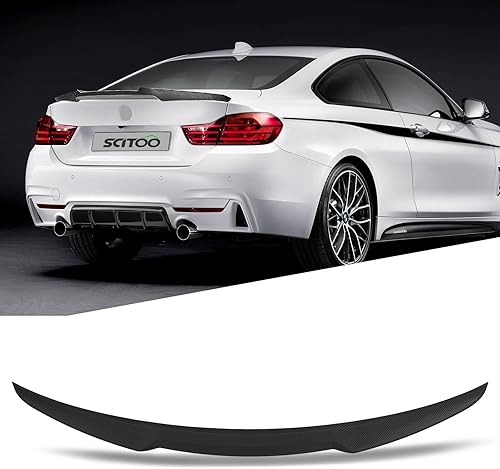 Miniatura 304 de SCITOO Spoiler Wing GT Style Universal 52" ABS Brillante Carbono Aspecto Trasero Alerón Alerón