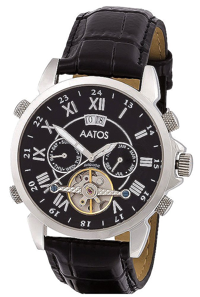 Amazon.co.jp: エムゼーアイ 腕時計 ドイツ AATOS 自動巻き カレンダー  