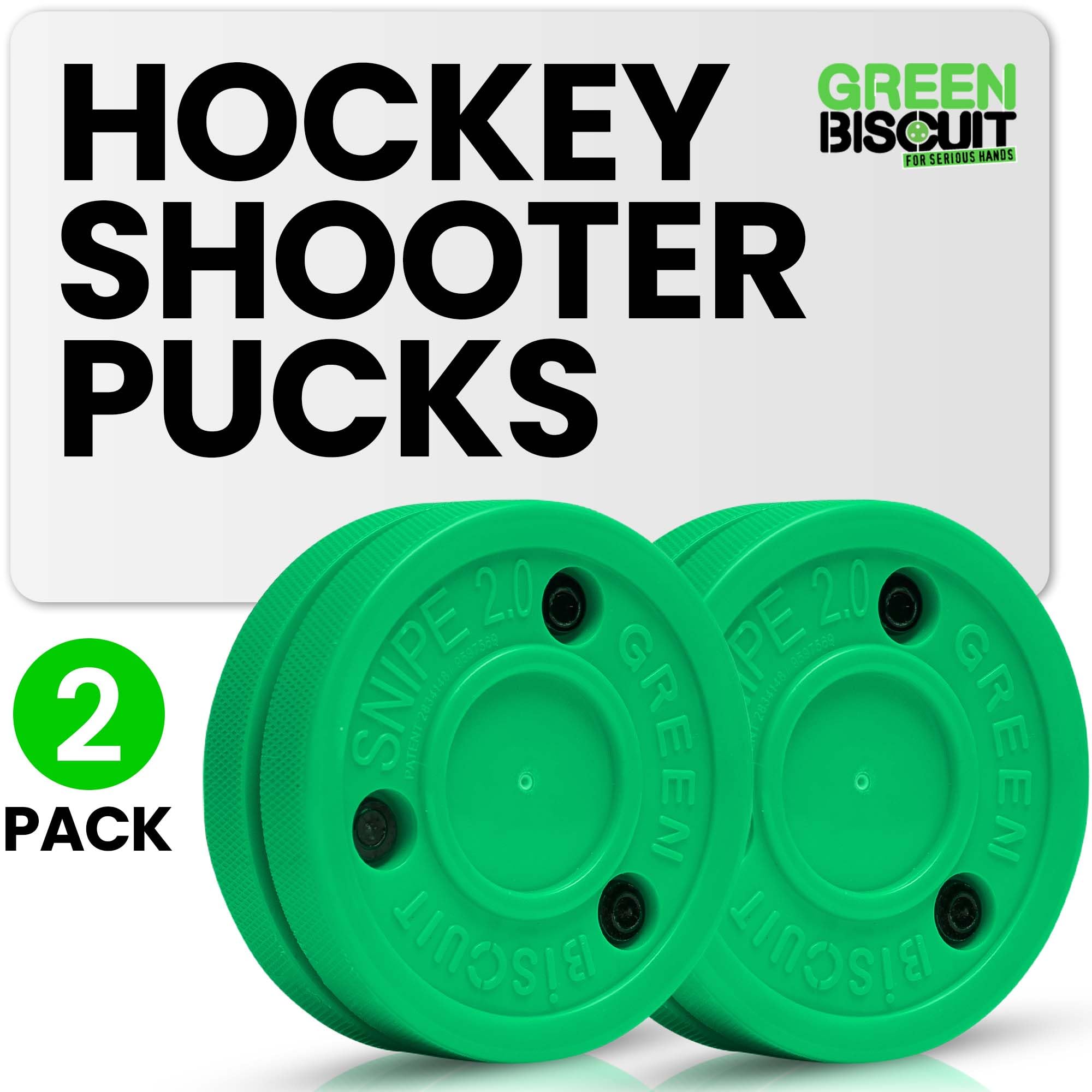 Green Biscuit Snipe ShootingTraining Puck (2 pezzi)