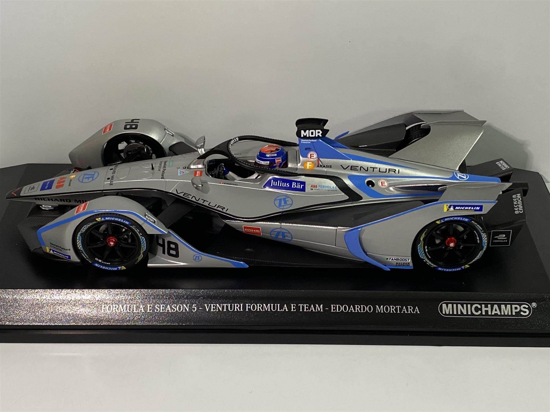 paul's model art gmbh Minichamps 114180048 - Formula E Season 5 Venturi Formula E Team Mortara - Scala 1/18 - Modello da Collezione