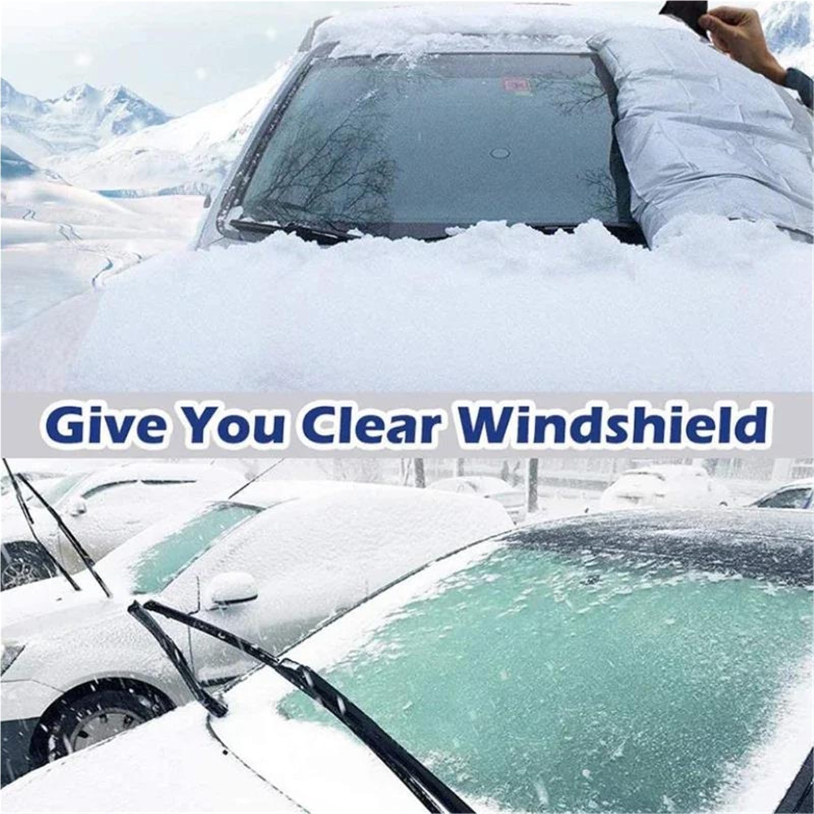 per Renault per Clio Trafic Twingo Kangoo Master Modus Dacia Duster Copri Parabrezza per Auto per l'inverno Telo Auto Esterno Antigrandine(158 * 126)