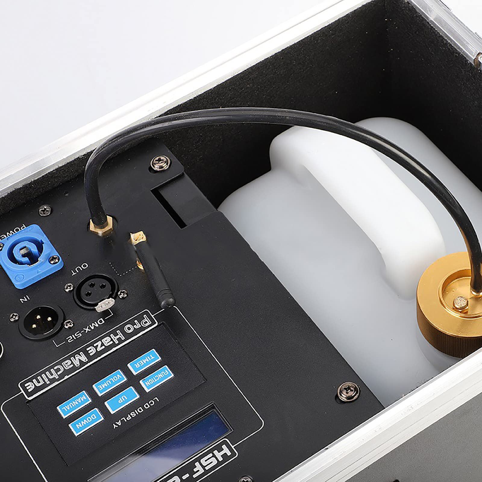 Máquina de humo de 1500 W, portátil, para fiestas y bodas, ideal para eventos y actuaciones, fácil de usar y transportar