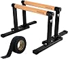 GORNATION Parallettes, Calisthenics Push-Up Bars for Handstands & Strength Training, Parallel Bars for Home & Outdoor Training, Fitness Equipment with Secure Grip, Wooden Handles