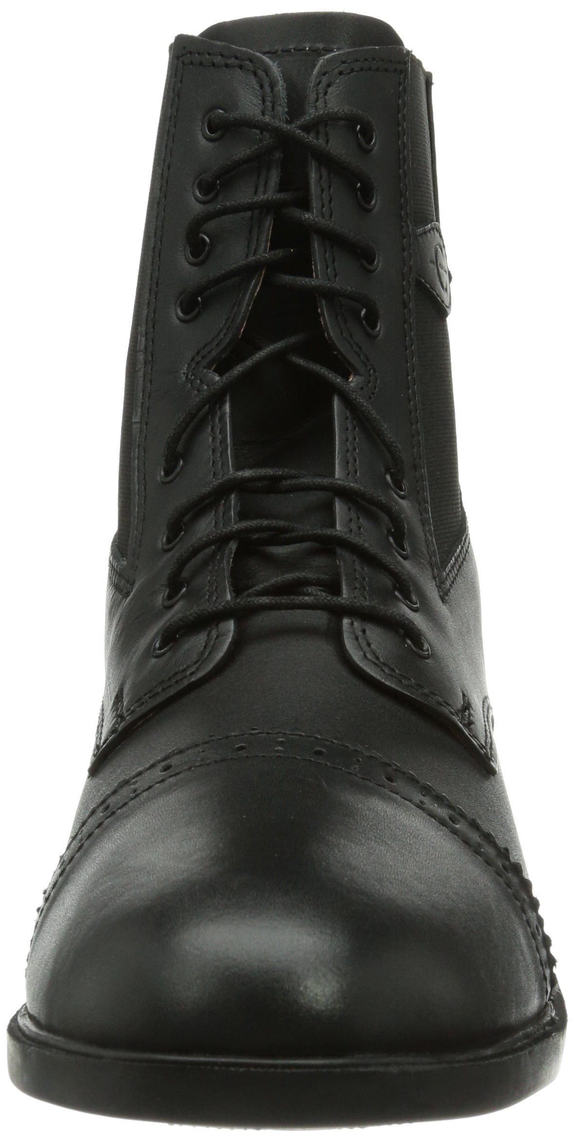 Kerbl Stivaletti stringati Monaco, Stivaletti in pelle per equitazione - Unisex adulti, Black, 45 EU