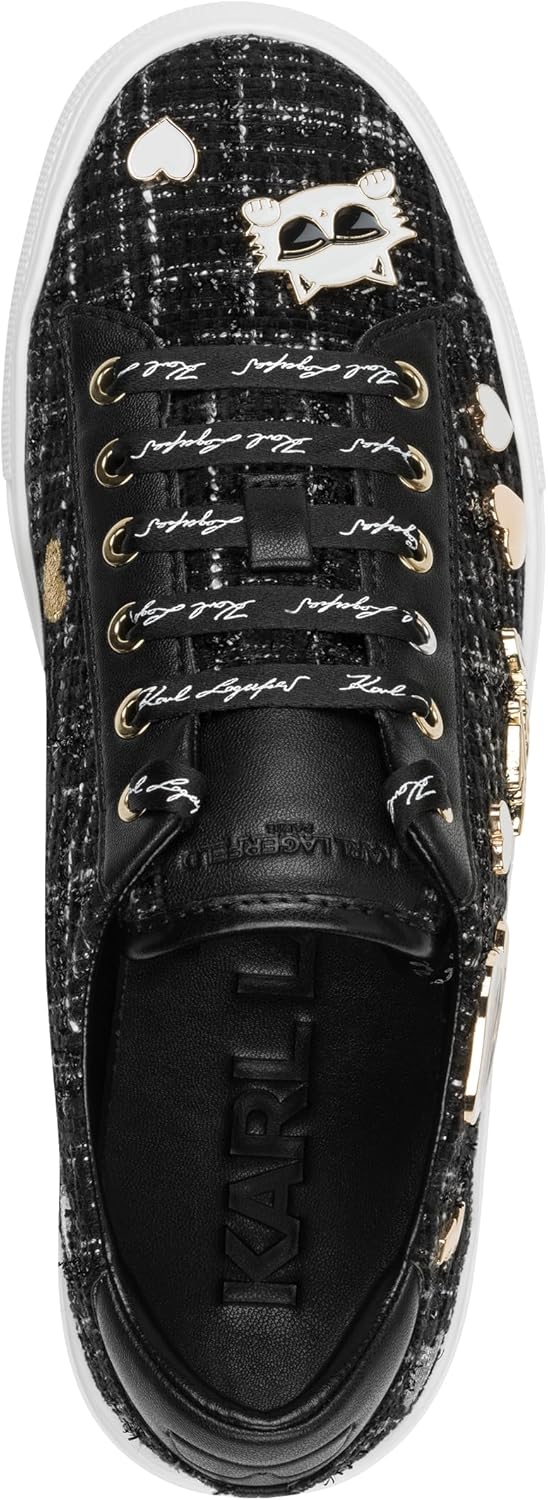 Karl Lagerfeld Womens Iconic Cate Pins Sneaker Mule - Image 3