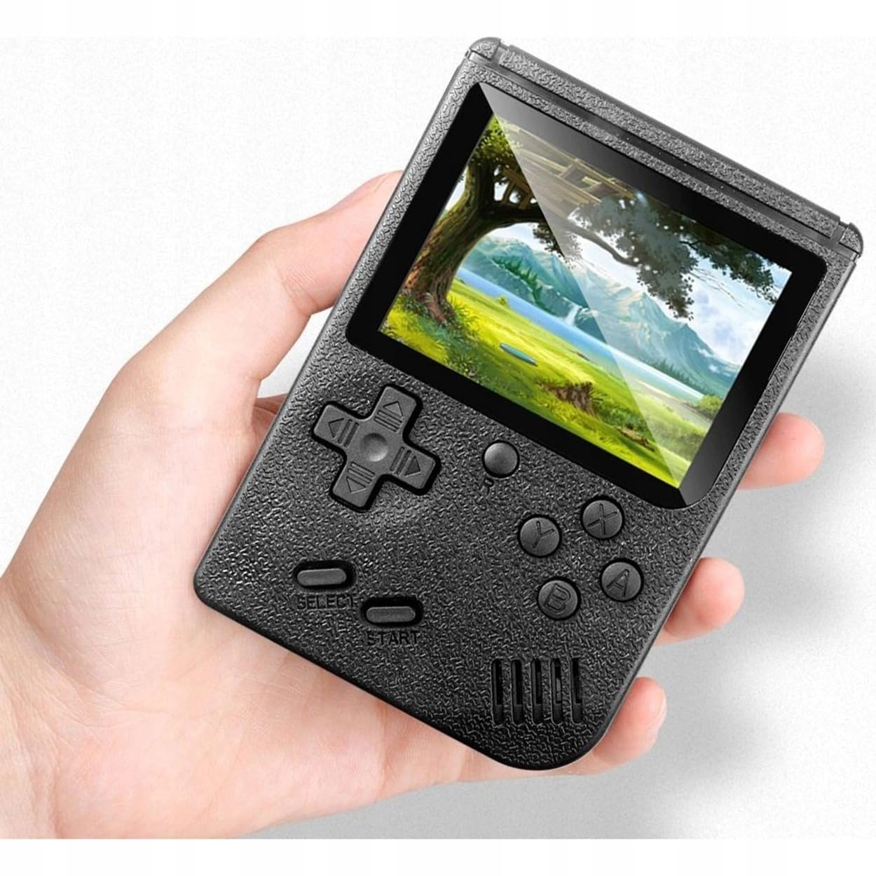 Mini Konsola Retro Przenośna 400 Gier z Padem i Wyjściem TV – Konsola do Gier z Ekranem 3", Wbudowane Gry Retro, Konsolka dla Dzieci i Dorosłych, Prezent