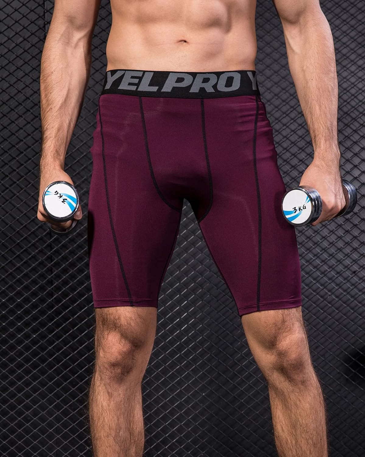 Pantaloncini Compressione Uomo - Sportivi, Traspiranti E Ad Asciugatura Rapida - Foto 7