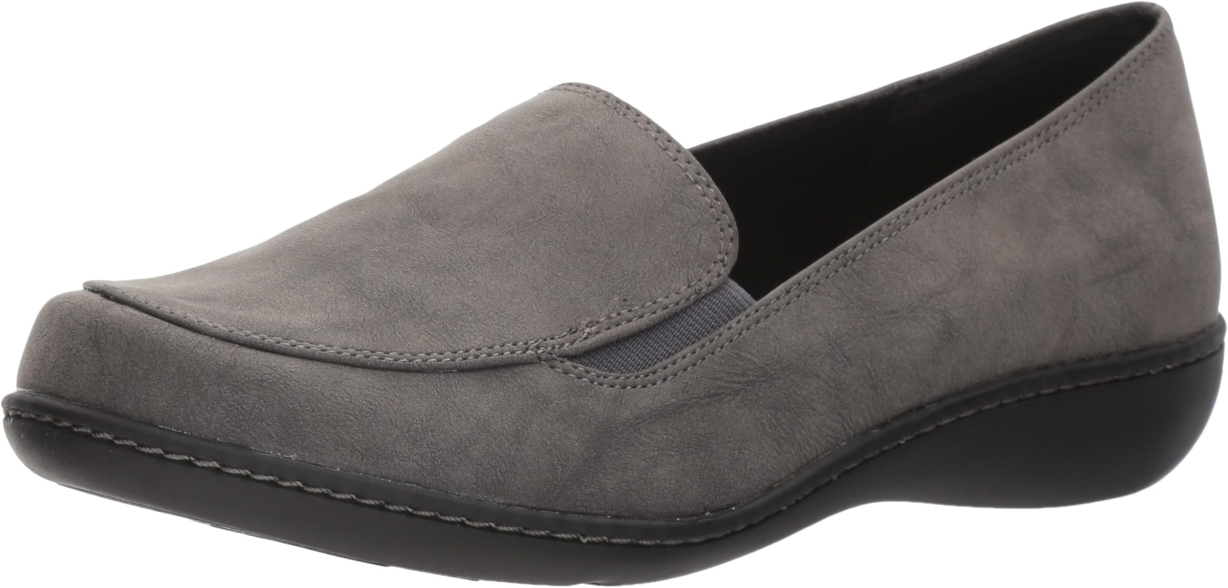 Soft Style by Hush Puppies Women's Jaylene Oxford, Dark Grey Nubuck, 7 W US
