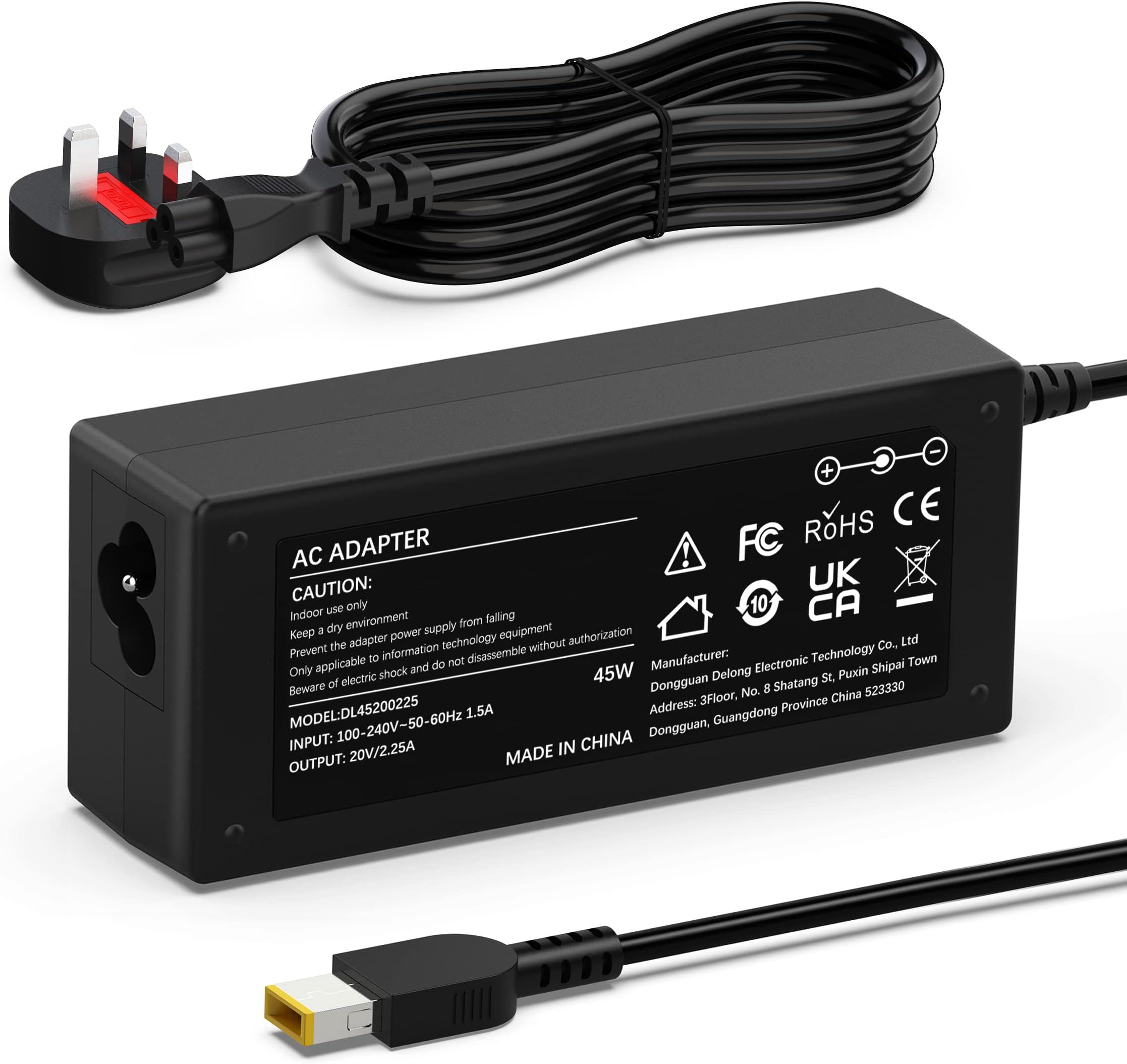 45W Laptop Charger Compatible with Lenovo Thinkpad T470 T470S T460 T460S T430 T440 T440S T440P T540P T560 X270 X250 X240 G50-70 G50-80 Z50-70 ADLX45NCC3A ADLX45NDC3A AC Adapter Power Supply