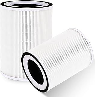True HEPA Kilo Filter 360°3 Stage Replacement Filters Compatible for Afloia Kilo/Kilo Pro/MIRO/MIRO Pro air Purifier, H13 True HEPA Filter, 2 Pack