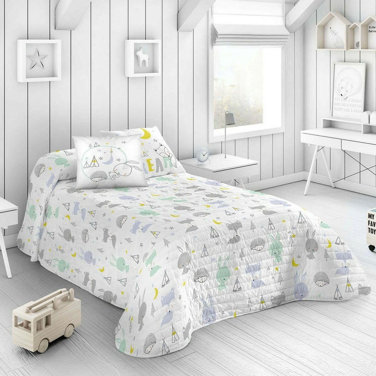 COOL KIDS Colcha bouti Reversible Lets Dream Cama 105