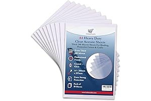 240 Micron Extra Thick Plastic PVC Crystal Clear Acetate Sheets