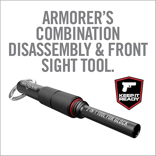 Miniatura 6 de TRUGLO TRITIUM PRO - Juego de mira y herramienta 2 en 1 Real Avid para pistolas Glock, incluye herramienta de mira frontal compatible con Glock y