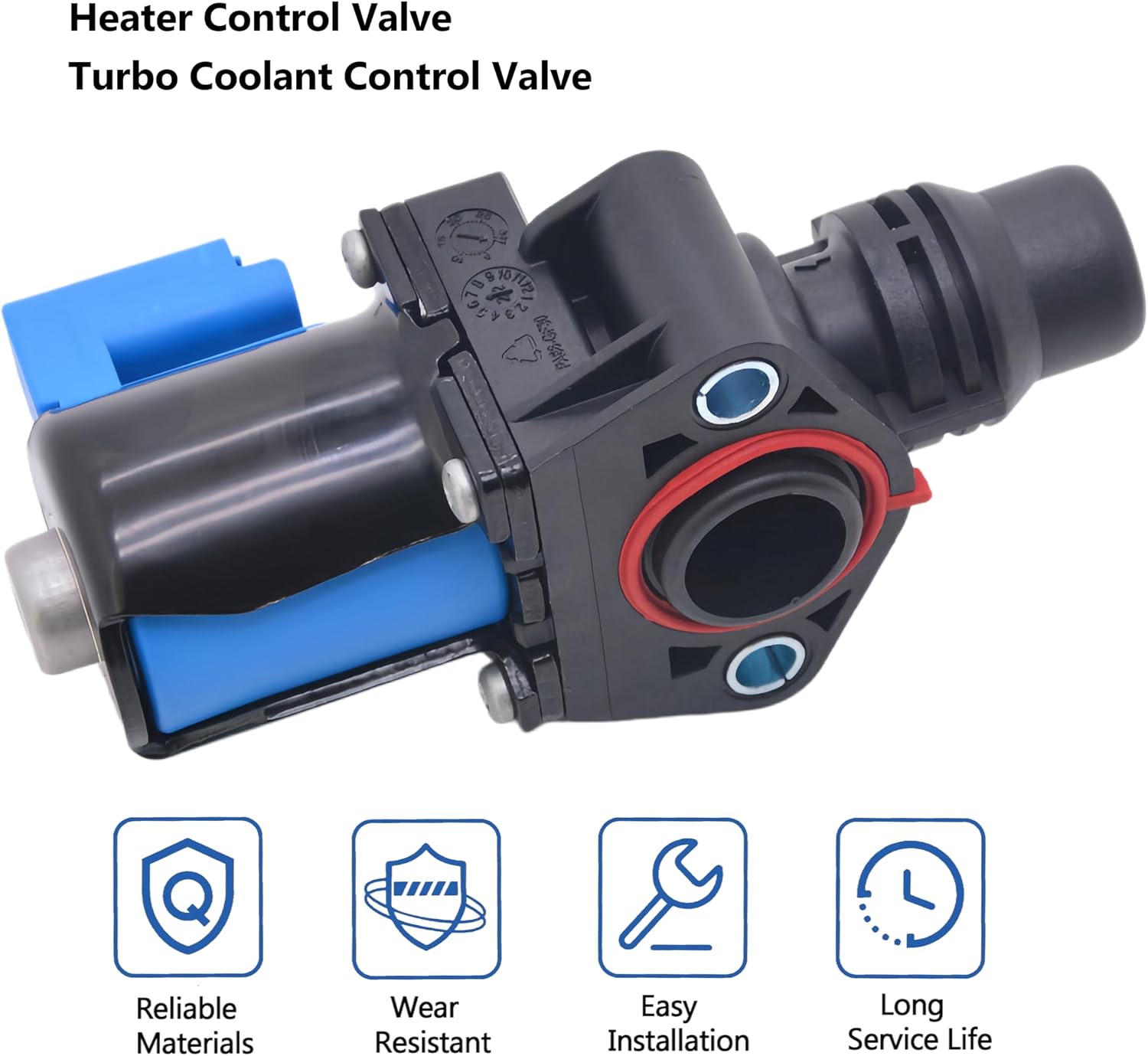 BM5Z-8C605-A Turbo Coolant Control Valve BM5Z-8C605-B BM5Z-8C605-C Compatible with Ford Escape Fiesta ST Fusion SE 1.6L Turbo 2013-2019, Replace 74909 BM5G-8C605-DA DB DC 1692742 1820582
