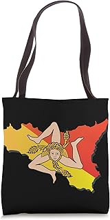 Sicilian Flag Sicily Trinacria Tote Bag