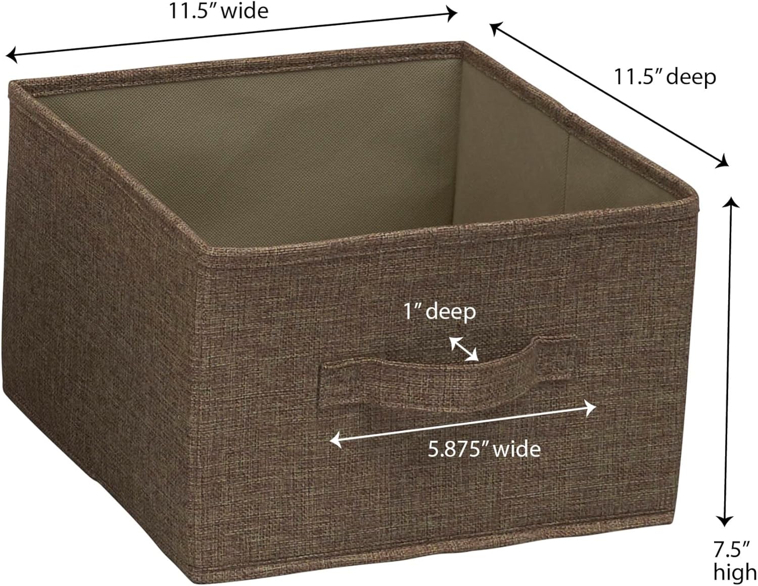 Household Essentials Latte Wide Closet Organizer Drawers