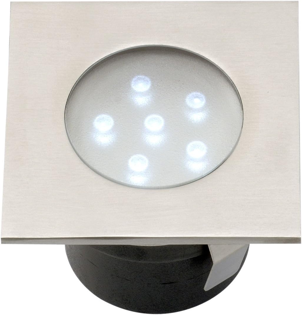 Breva White LED Outdoor Deck Light 1w