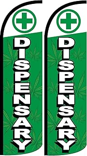 Dispensary King Windless Flag- Pack of 2 (Hardware not included)