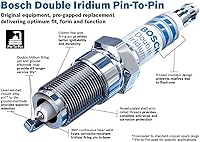 Vista 2 de Bosch - Bujía de reemplazo de Iridio doble OE, paquete de 1 , Doble Iridium p2p