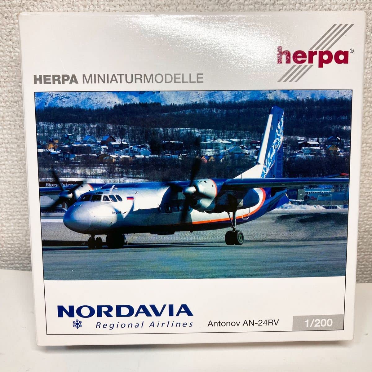 Amazon.co.jp: herpa ノルダヴィア航空 アントノフ AN-24RV 1/200  