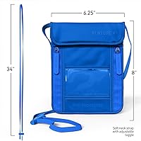 Vista 94 de Venture 4th bolsa de cuello de viaje con traba RFID, gris), V4-01-NP-GR