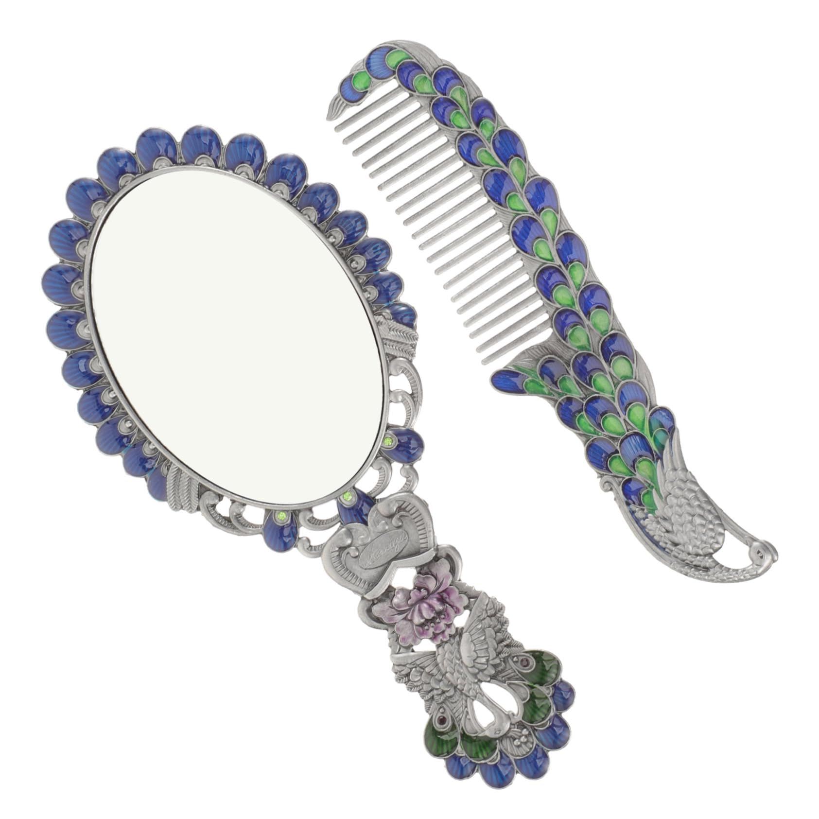 Miroir à main décoratif en métal MAGICLULU, le cadeau rétro parfait