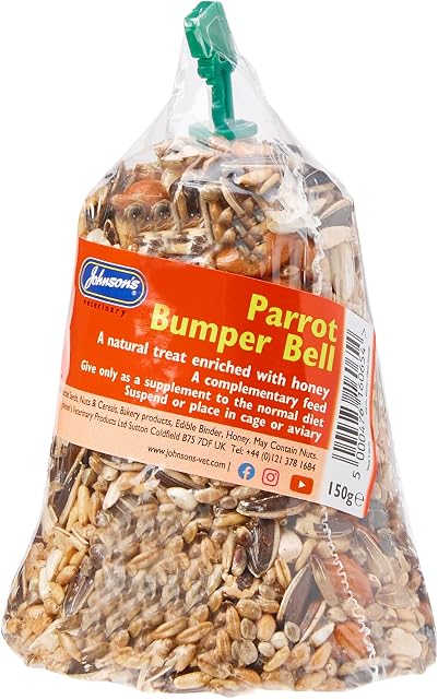 Johnsons Vet Parrot Bumper Bell Treat , 150 g