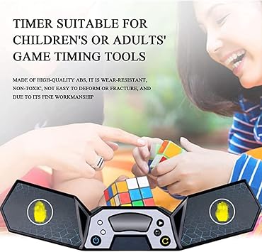 Speed Timer Professional Touch Control with Display Automatic Competition Calculation Educational Gift for Kids