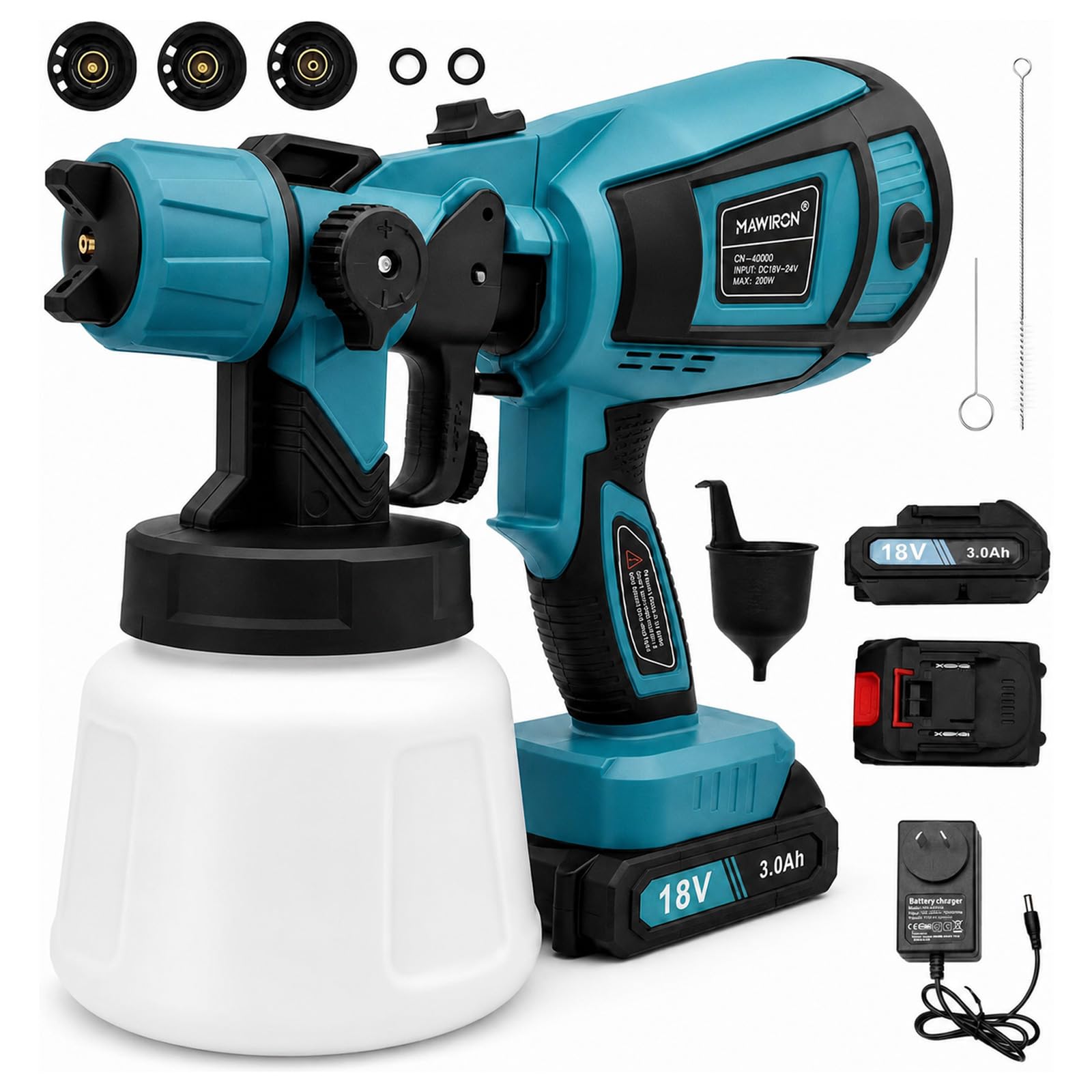 Sistema de pulverización de pintura con batería para Makita 18 V